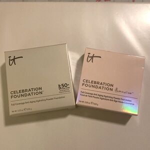 IT Cosmetics Celebration Foundation 2 piece set color: rich